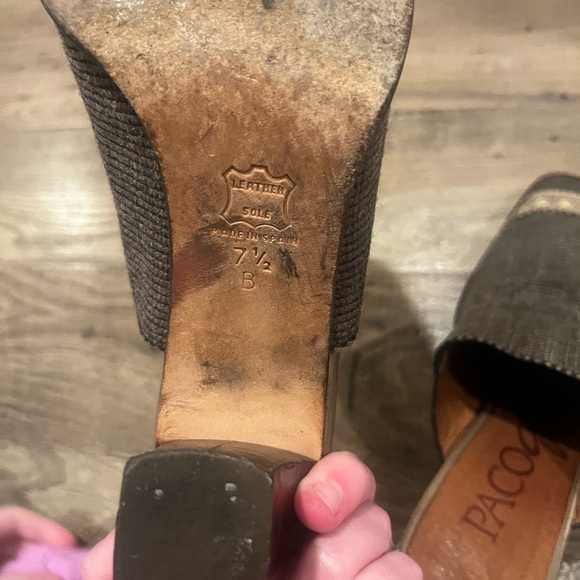 Paco Gil- Women's Mules size 7.5 - Picture 3 of 11